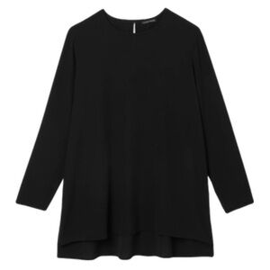 Eileen Fisher Black Blouse Top
